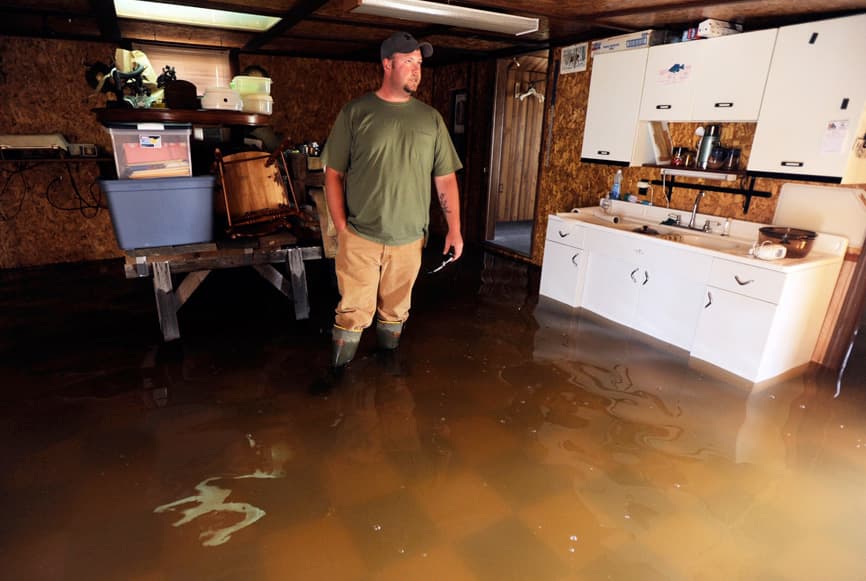 High Water Alarm flooded basement 
